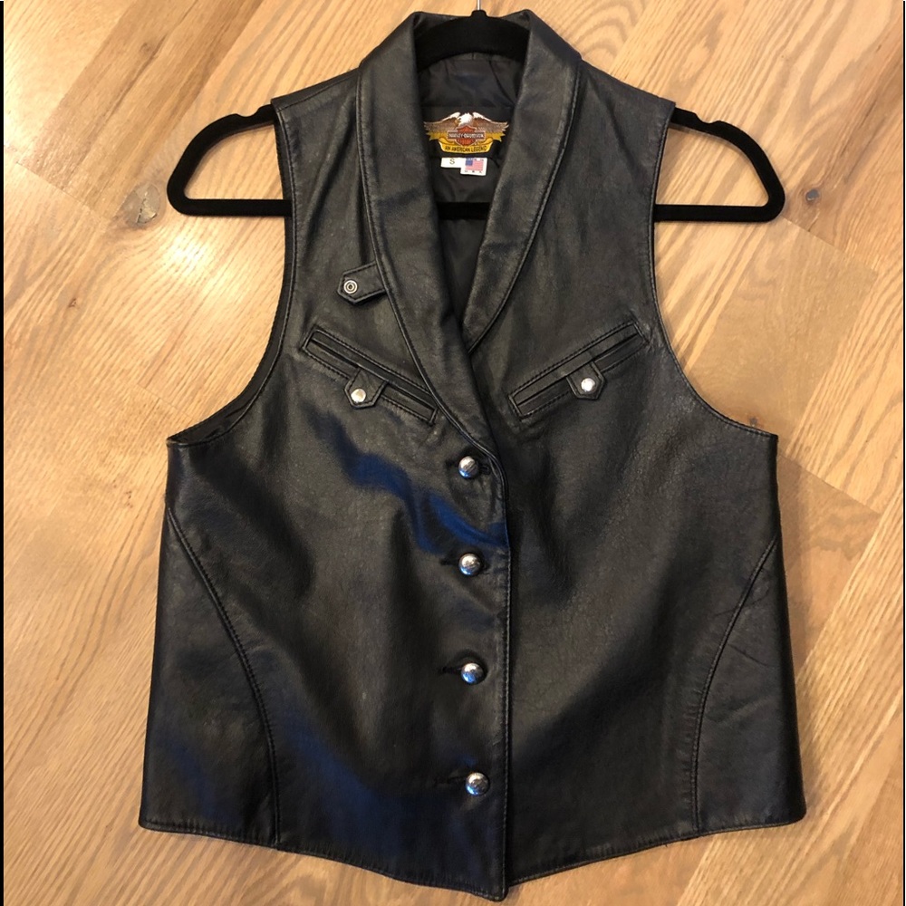 Harley Davidson Womens Leather Vest